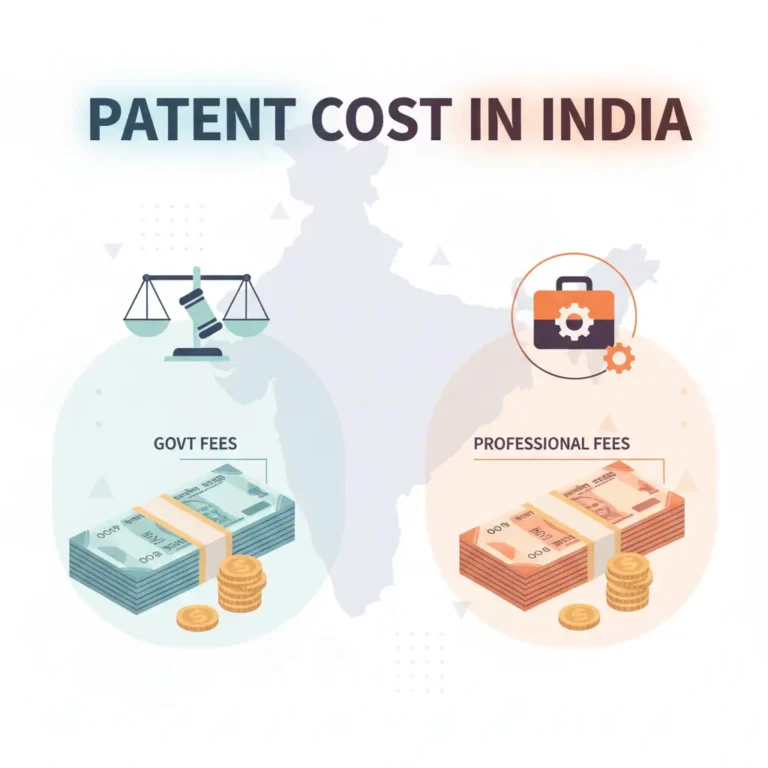 Patent Filing Cost in India: Govt Fees vs Professional Fees