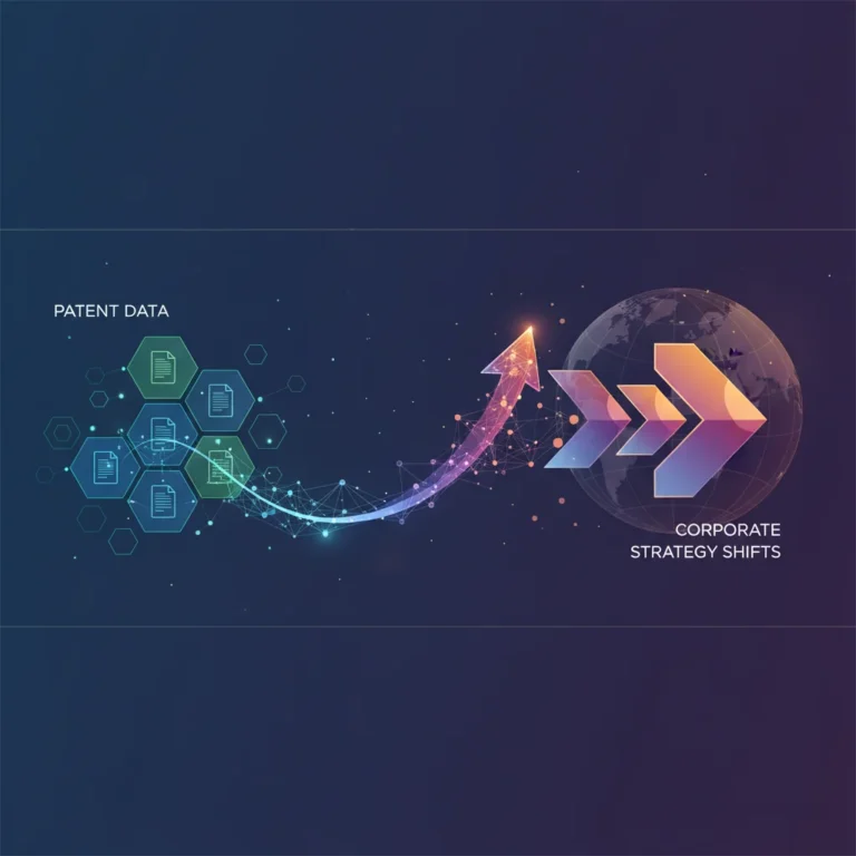 Patent Data as an Indicator of Corporate Strategy Shifts