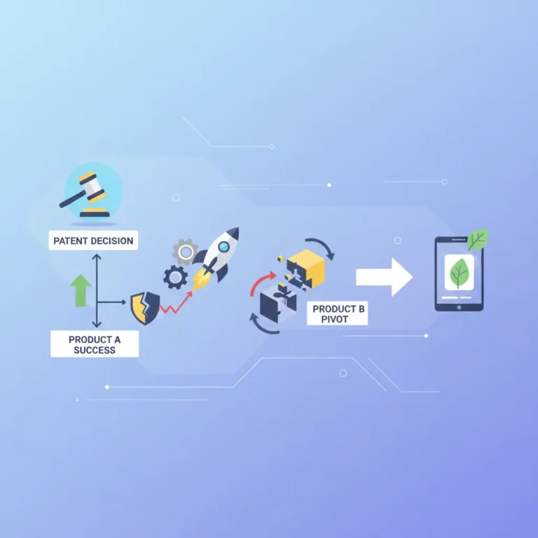 How Patent Decisions Affect Product Pivoting in Startups