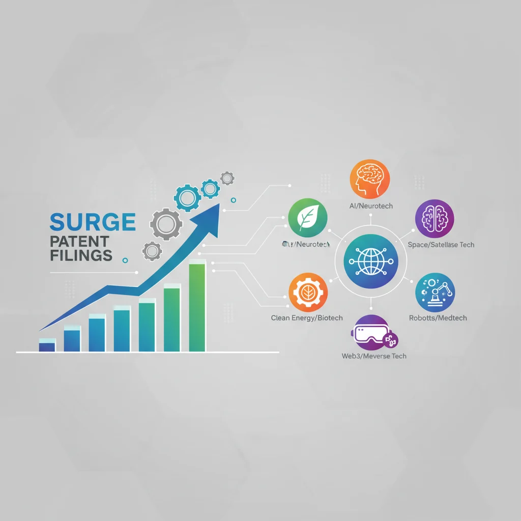 Patent Filing Surges