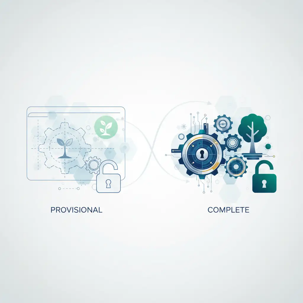 Provisional vs Complete Patent Specification