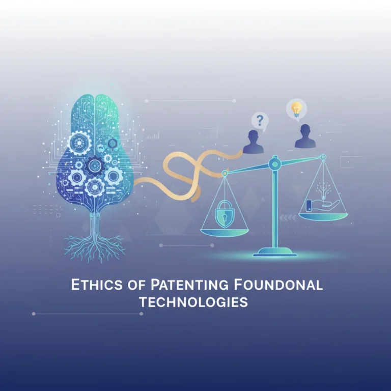 The Ethics of Patenting Foundational Technologies